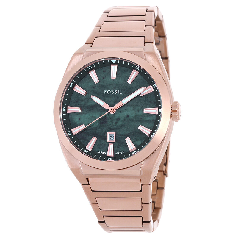 Fossil Everett Quartz Green Dial Men's Watch FS6074 796483661837