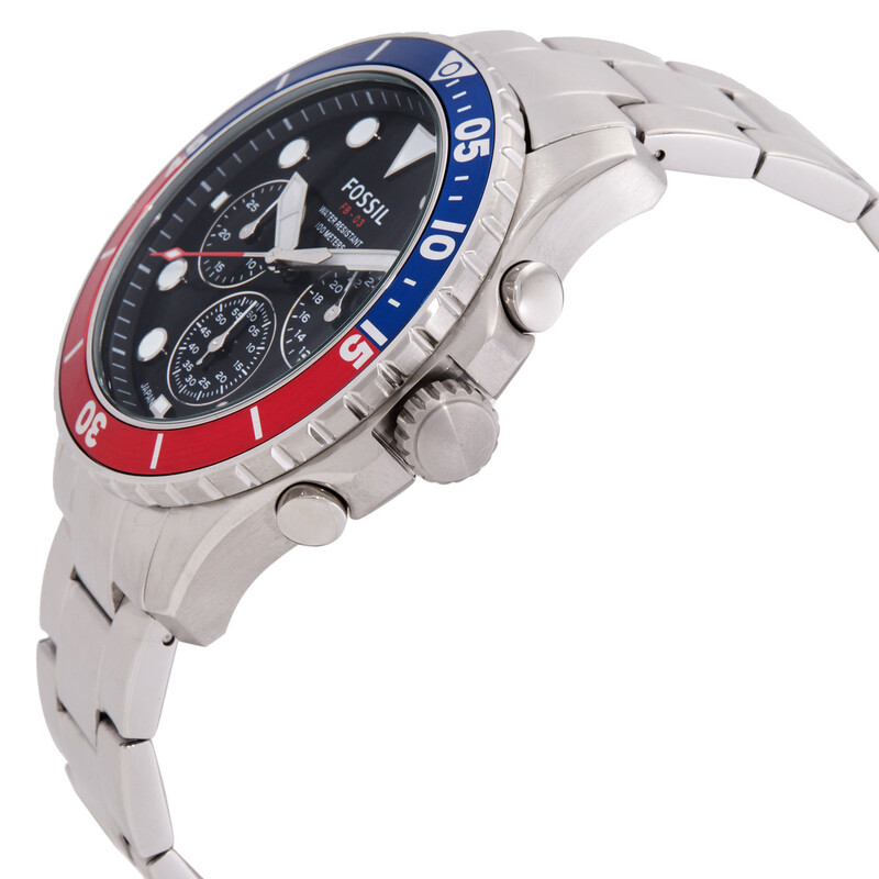 Fossil FB-03 Chronograph Quartz Black Dial Men's Watch FS5767