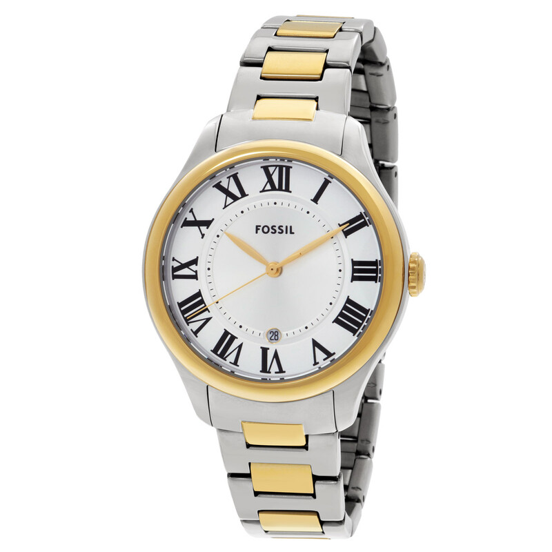Fossil Gilmore Quartz Silver Dial Ladies Watch ES5396 796483676138