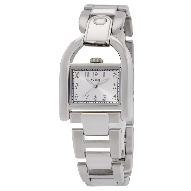 Fossil Harwell Quartz Silver Dial Ladies Watch ES5326 796483634923 ...