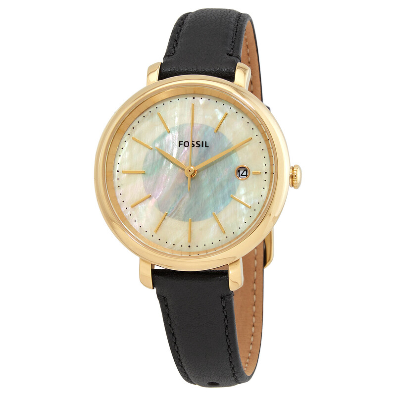エルセーヌスキン&セルフリー Fossil Jacqueline Quartz Mother of Pearl Dial Ladies Watch ES5093