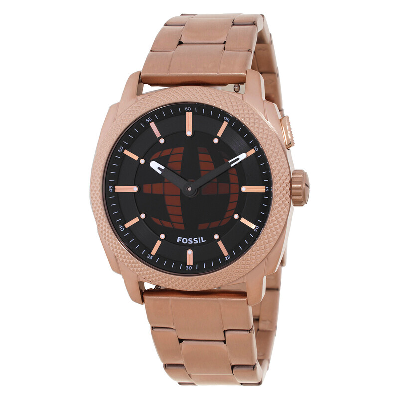ジャンクFOSSiBOT F102 Fossil Machine Big-Tic Quartz Analog-Digital Black Dial Men's
