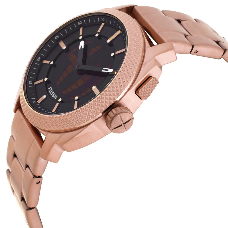 Fossil Machine Big-Tic Quartz Analog-Digital Black Dial Men's
