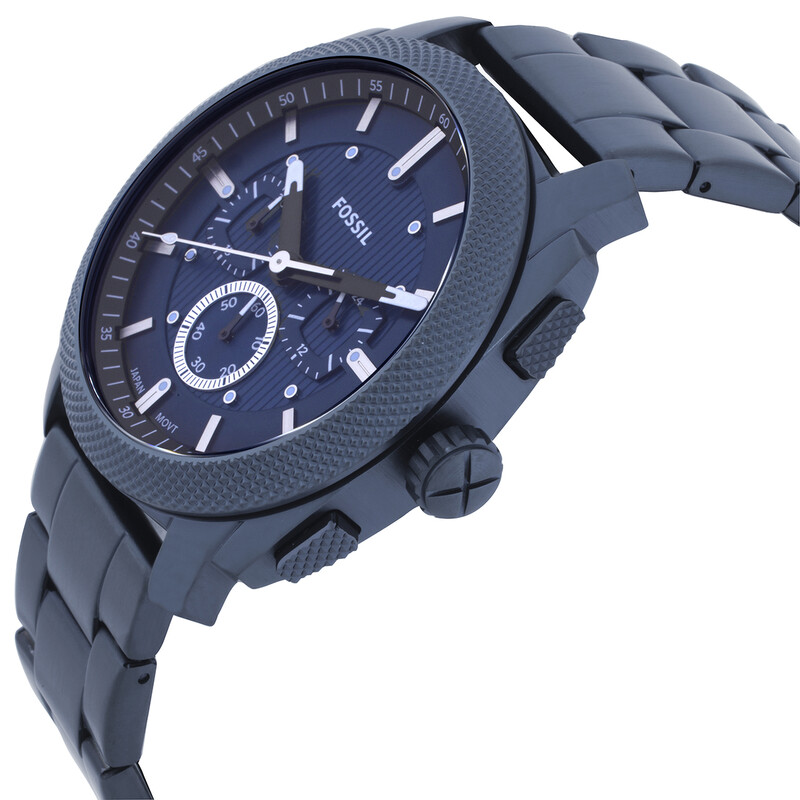 Fossil Machine Chronograph Quartz Blue Dial Men's Watch FS6167
