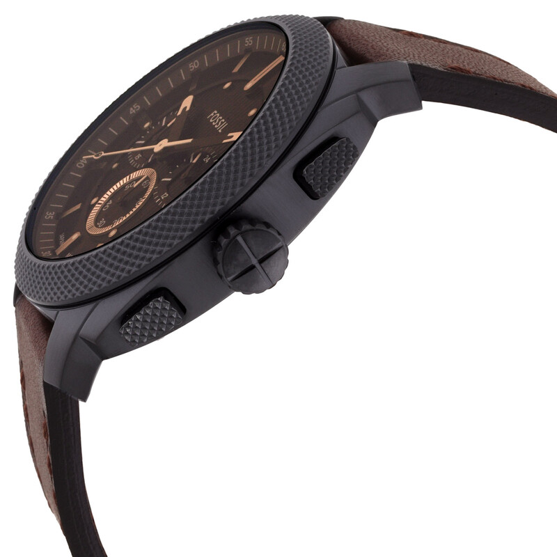 Fossil Machine Chronograph Quartz Men's Watch and Bracelet Set