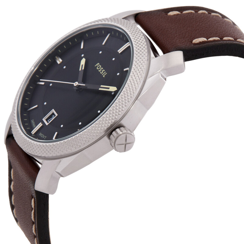 Fossil Machine Quartz Black Dial Ladies Watch FS6081SET