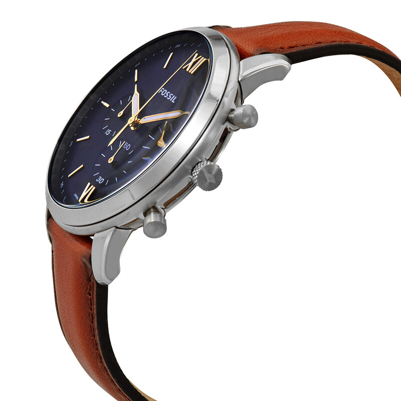 Fossil Neutra Chronograph Quartz Blue Dial Men's Watch Set FS5708SET ...