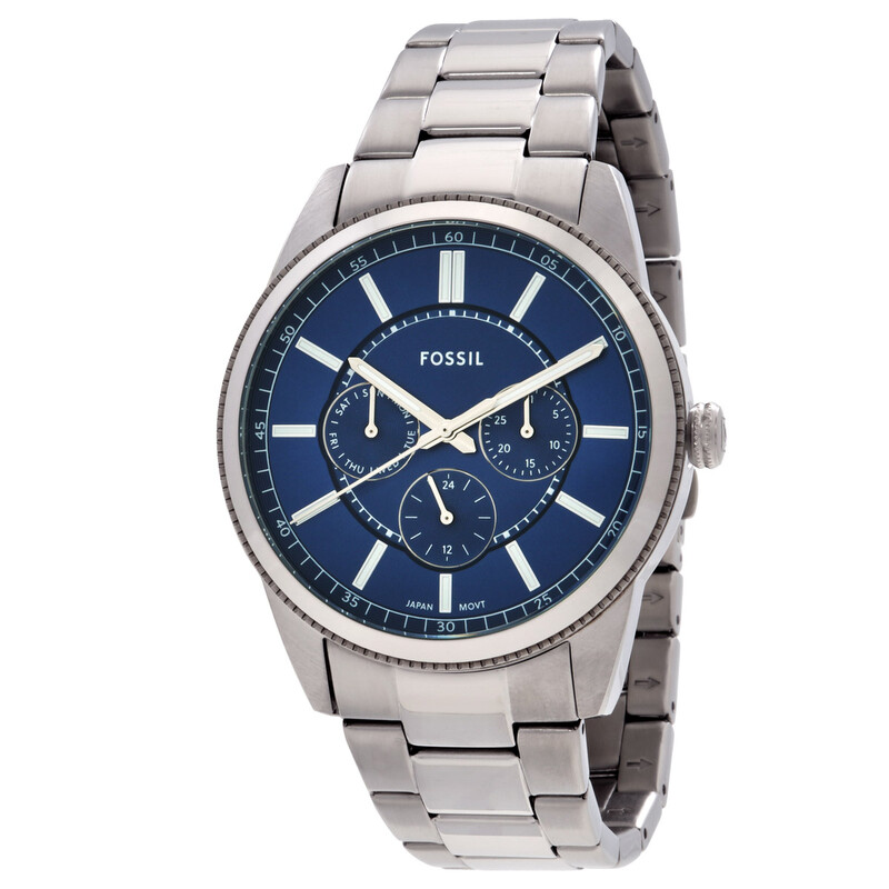 Fossil Pearson Multifunction Quartz Blue Dial Men display picture 1