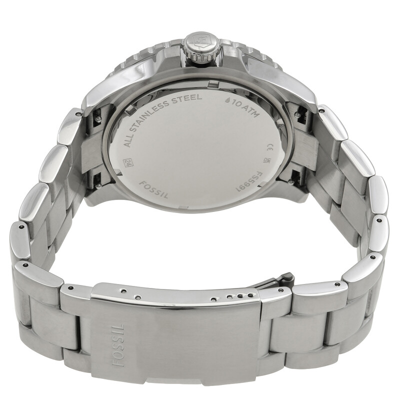 Fossil Quartz Blue Dial Men's Watch FS5991 796483609846 - Watches