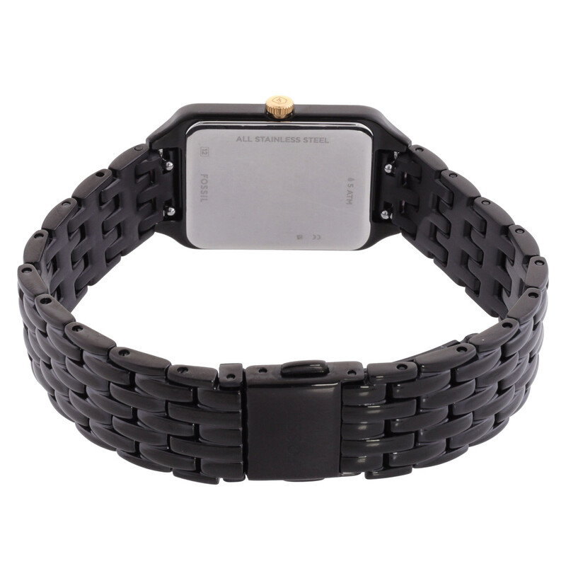 Es5385 Fossil Raquel Quartz Black Dial Ladies Watch ES5385 796483668959 ...