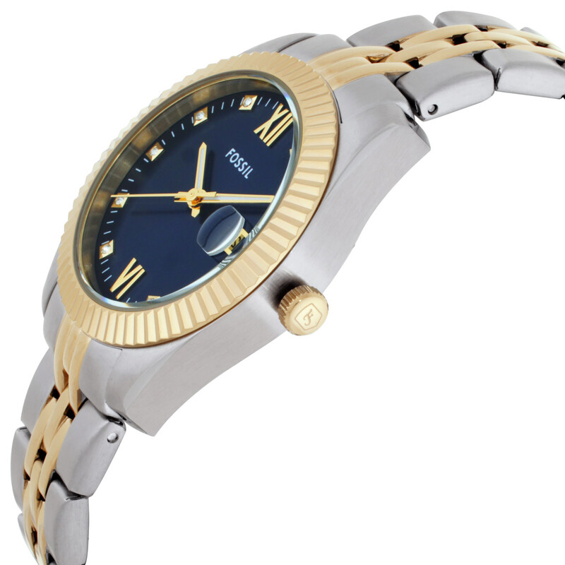 Fossil Scarlette Quartz Crystal Blue Dial Ladies Watch  display picture 2