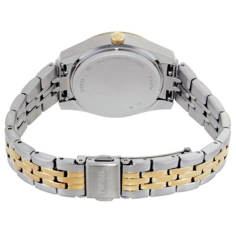 NWT Fossil Scarlette Quartz Crystal Blue Dial Ladies Watch Fossil ES5476 Scarlette Watch • EAN: 4064092388428  main image 2