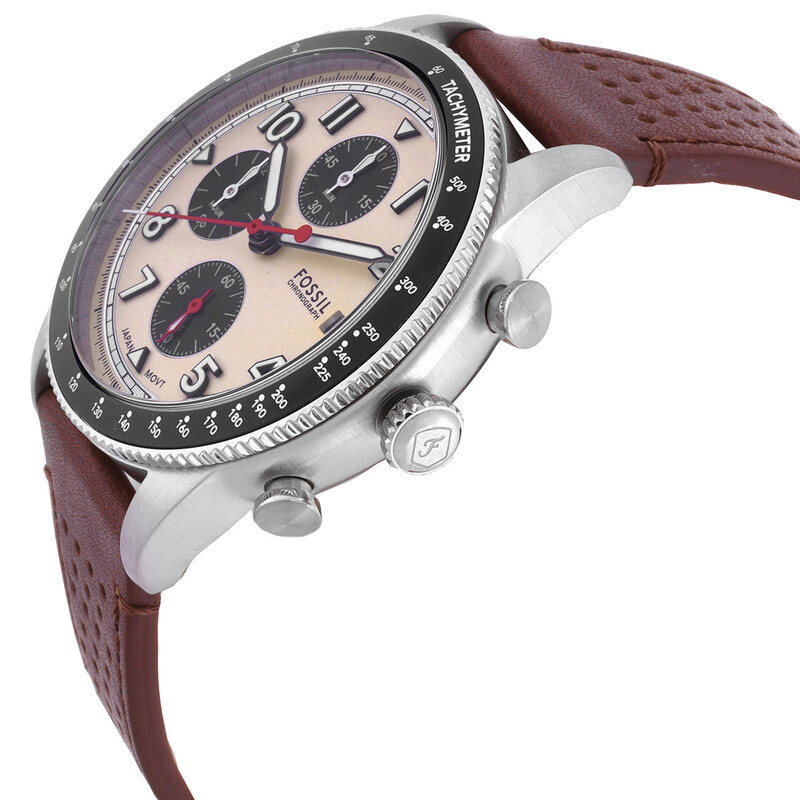 Fossil Sport Tourer Chronograph Quartz White Dial Men display picture 1