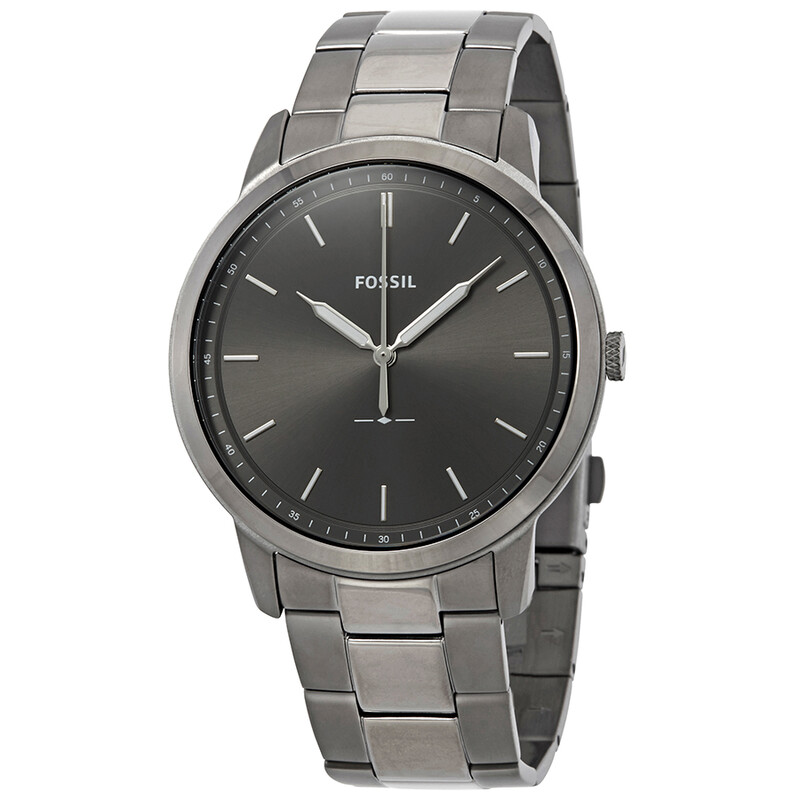 Fossil The Minimalist 3H Grey Dial Two-tone Men's Watch FS5459