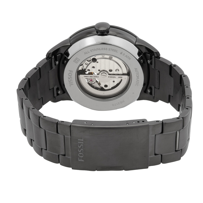 NWT Fossil Townsman Auto Automatic Black Dial Men\'s Watch Fossil Men main image 4