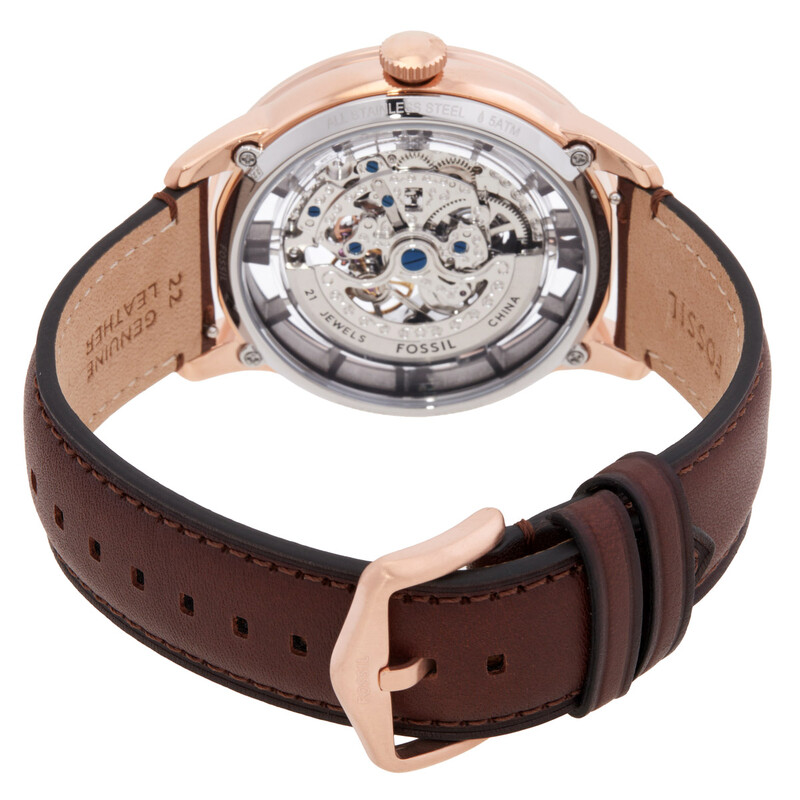 Fossil Townsman Automatic Skeleton Dial Men's Watch ME3259