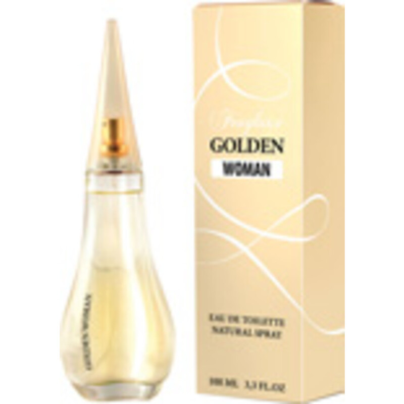 Fragluxe Ladies Golden EDT Spray 3.4 oz Fragrances 5425039220680