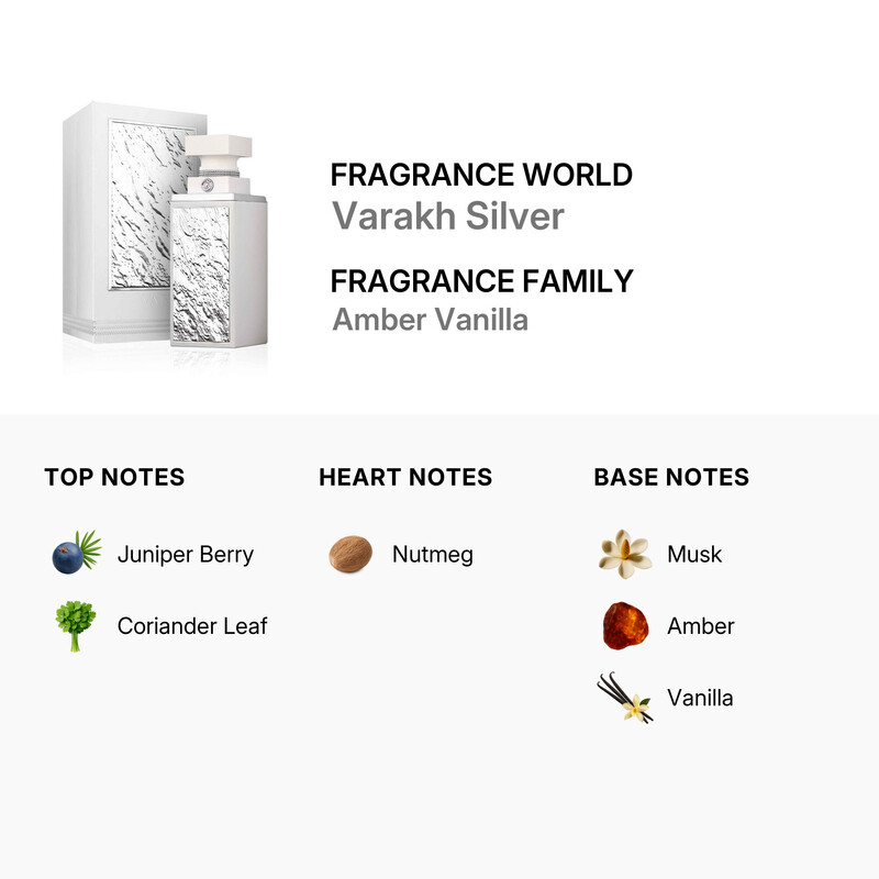 Fragrance World Ladies Varakh Silver EDP Spray 3.4 oz Fragrances