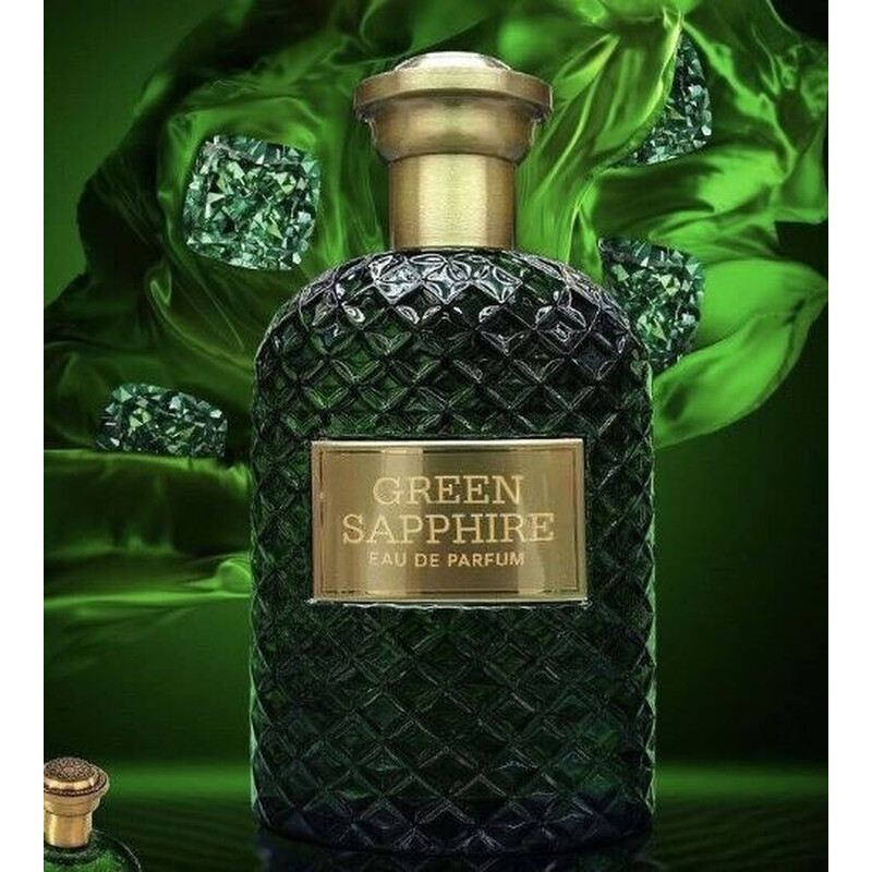Fragrance World Men's Green Sapphire EDP Spray 3.38 oz Fragrances