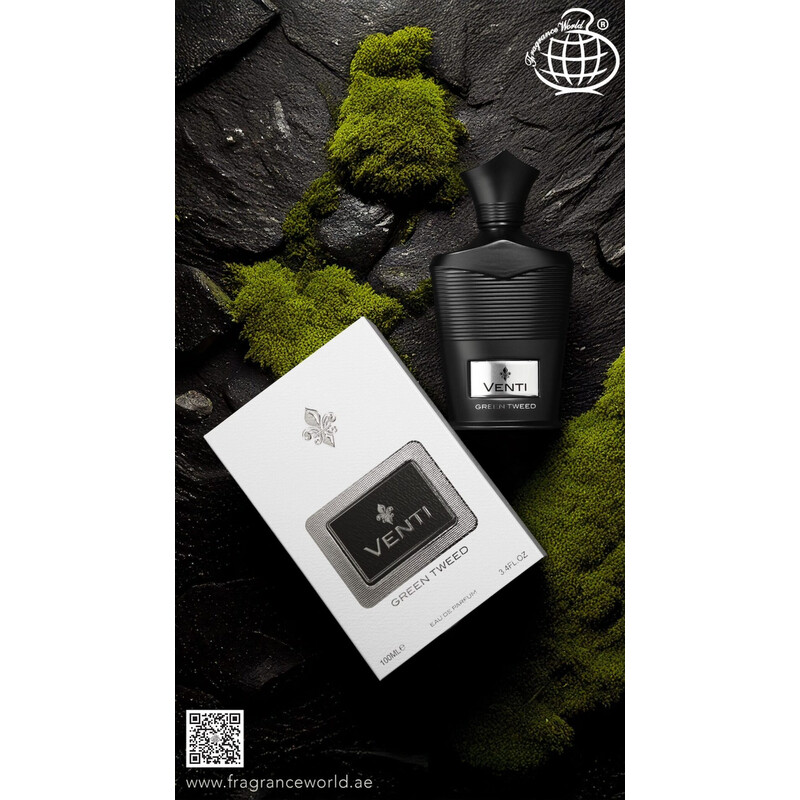 Fragrance World Men's Venti Green Tweed EDP Spray 3.4 oz