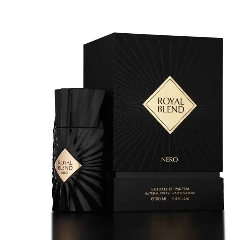 Fragrance World Unisex Royal Blend Nero Extrait de Parfum Spray 3.4 oz Fragrances 6290360375601