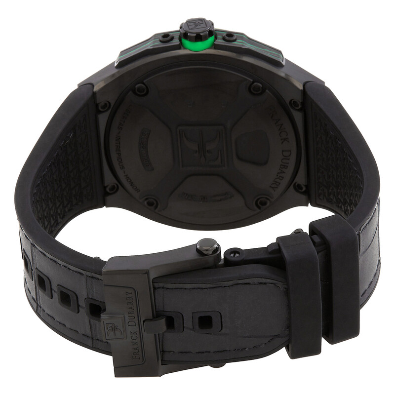 Franck Dubarry Crazy Wheel Automatic Black Dial Men's Watch CW-04
