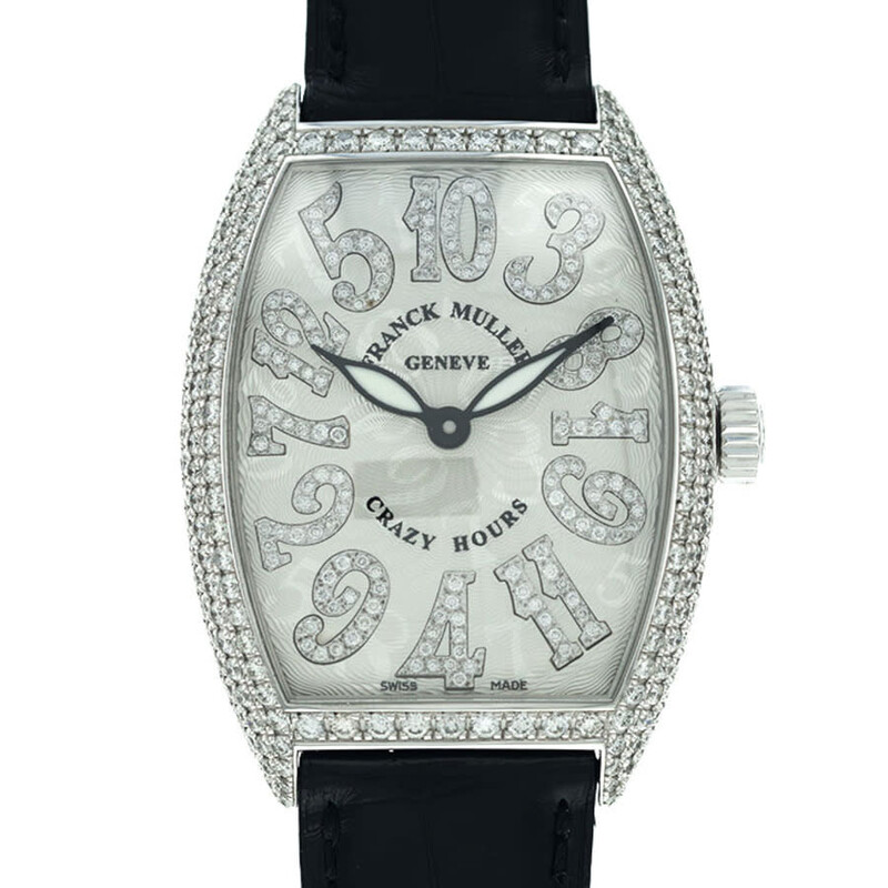 Franck Muller Cintree Curvex Crazy Hours Automatic Diamond White
