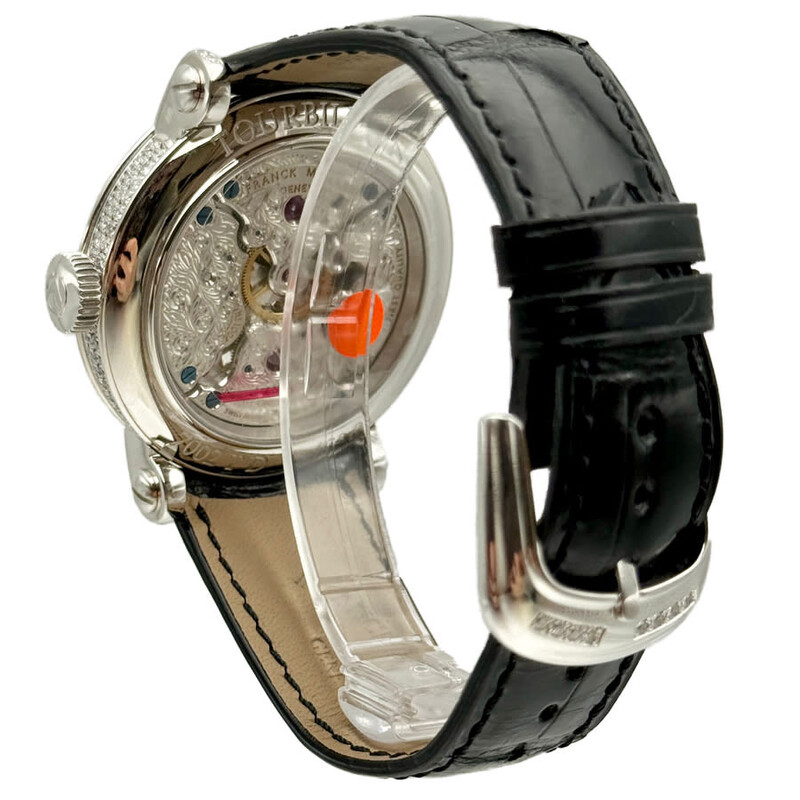 ダイアモンド・クラシック・シリーズ 38〜50 Franck Muller Imperial Tourbillon Automatic Diamond Silver Dial