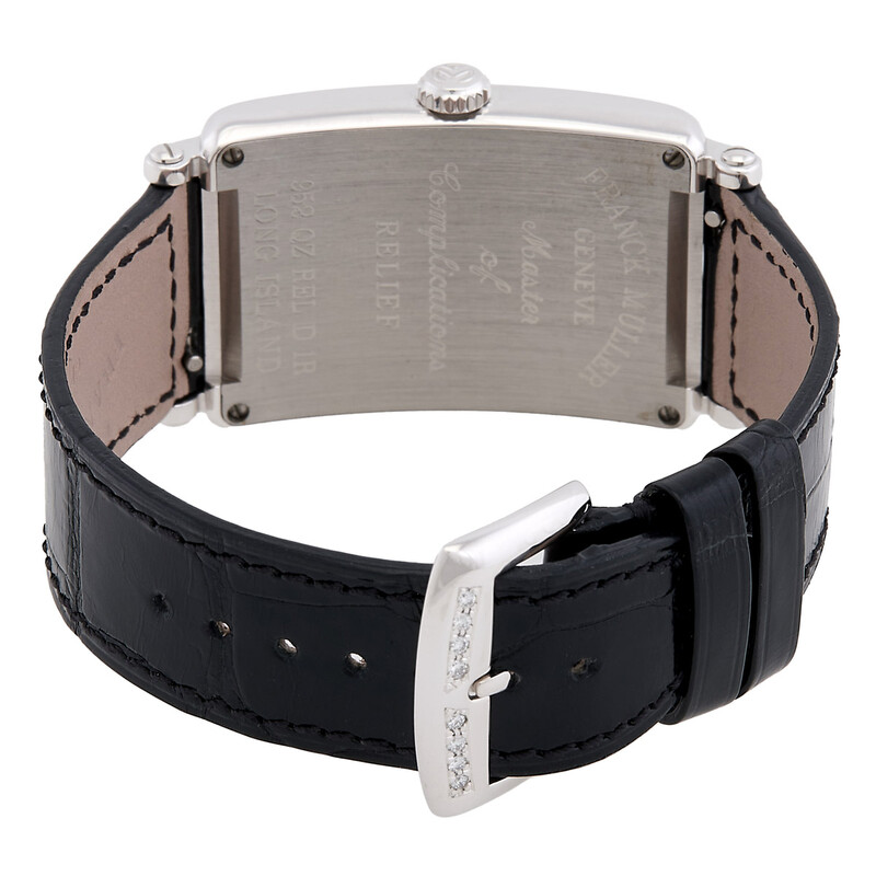 Franck Muller Long Island Quartz Diamond Silver Dial Unisex Watch