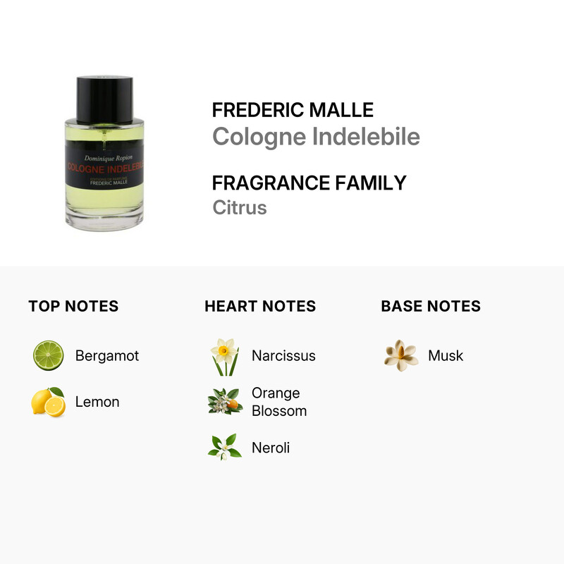 Frederic Malle Unisex Cologne Indelebile EDP Spray 3.4 oz (100 ml