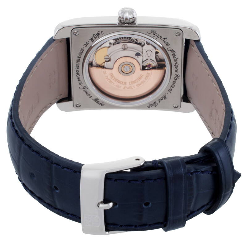 Frederique Constant Classics Carree Automatic Blue Dial Men's