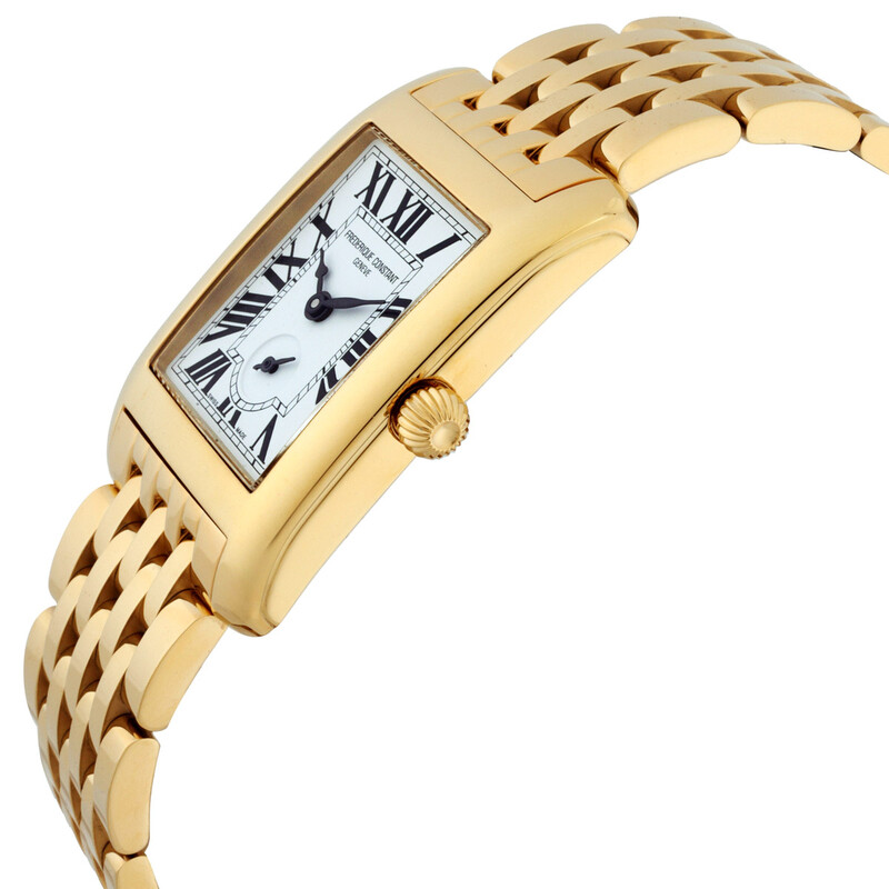 Frederique Constant Classics Carree Quartz Silver Dial Watch FC