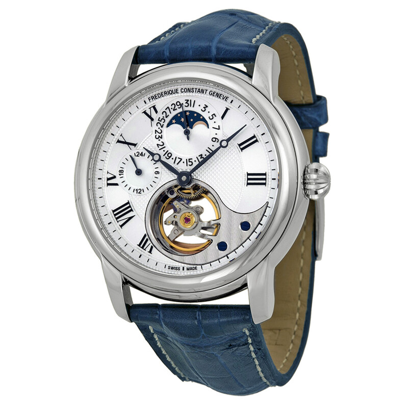 Frederique Constant Heart Beat Silver Dial Men's Watch FC-945MC4H6