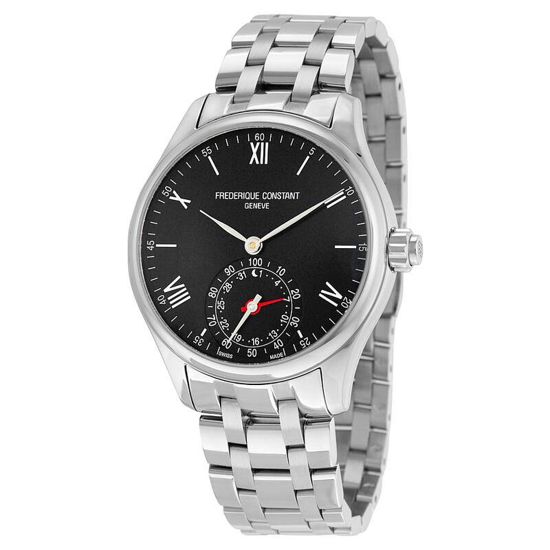 Frederique Constant Horological Black Dial Men's Smart Watch FC