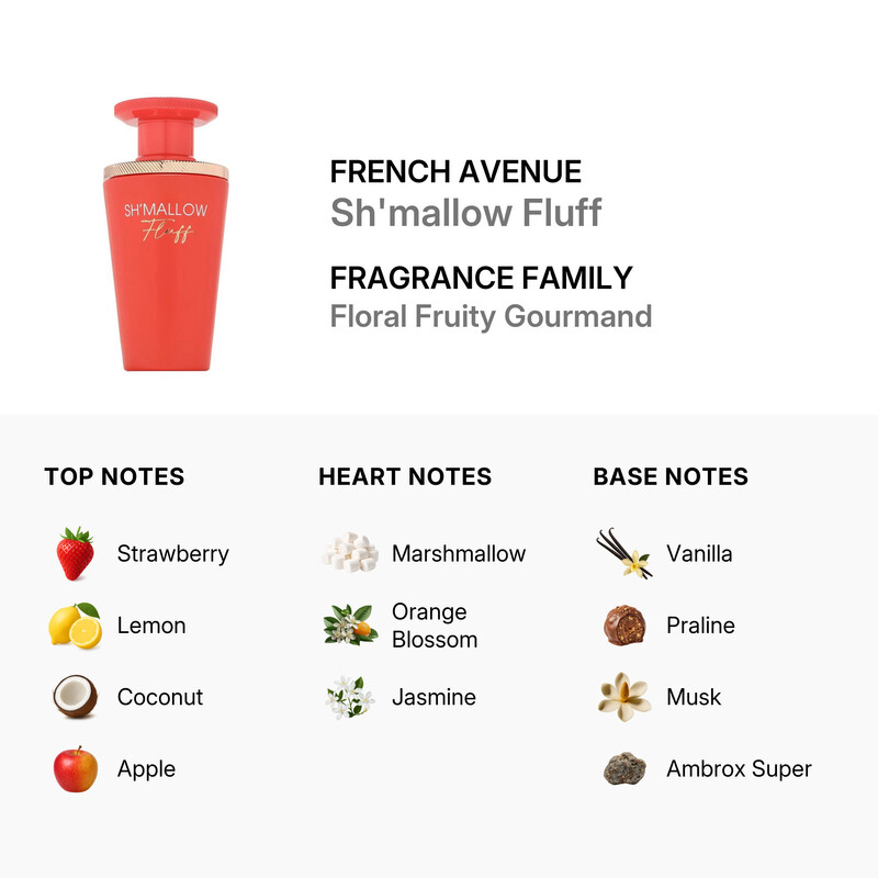 French Avenue Ladies Sh'mallow Fluff EDP Spray 3.4 oz Fragrances