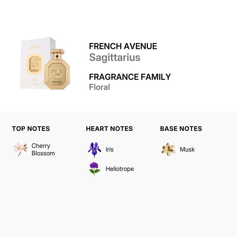 French Avenue Unisex Sagittarius EDP Spray 3.0 oz Fragrances