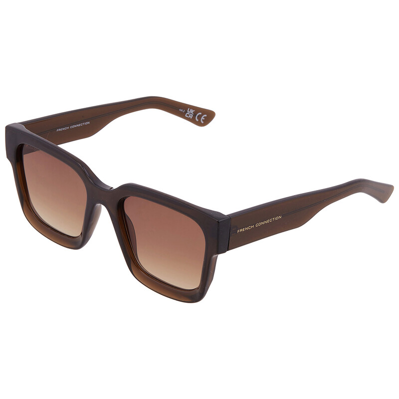 French Connection FC 23 53 CP GRN Brown Square Ladies Sunglasses ...