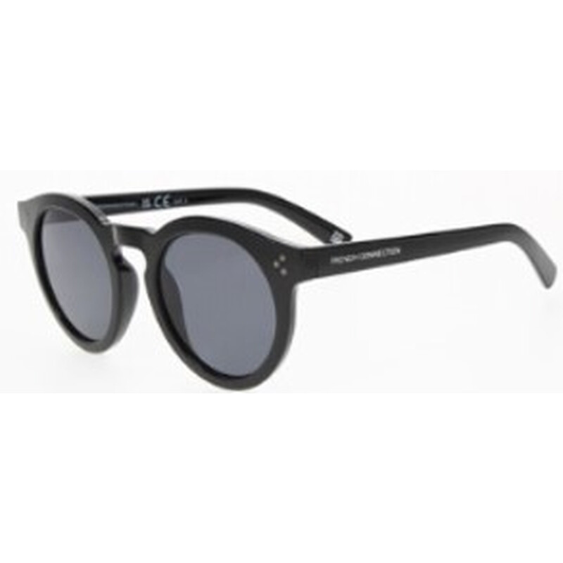 French Connection Smoke Round Ladies Sunglasses 10270175.CGR BLKSMK ...