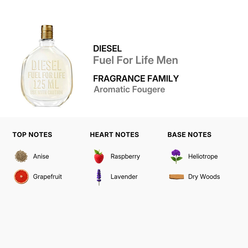 Diesel Fuel For Life / Diesel EDT Spray 4.2 oz (m) 3605520946592