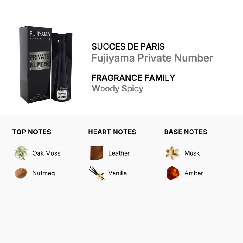 Succes De Paris Fujiyama Private Number by Succes De Paris for Men