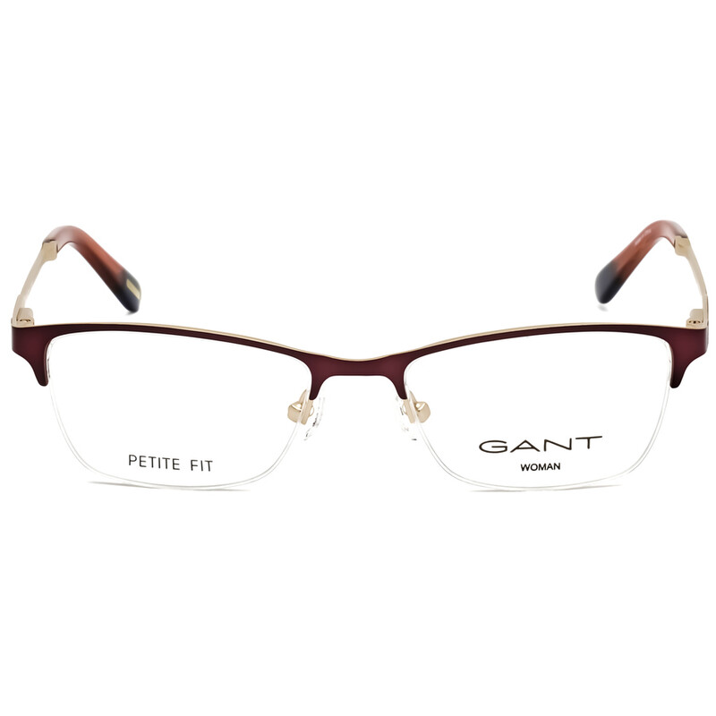 Gant Ladies Matte Violet Rectangular Eyeglass Frames GA4067 082 50 ...
