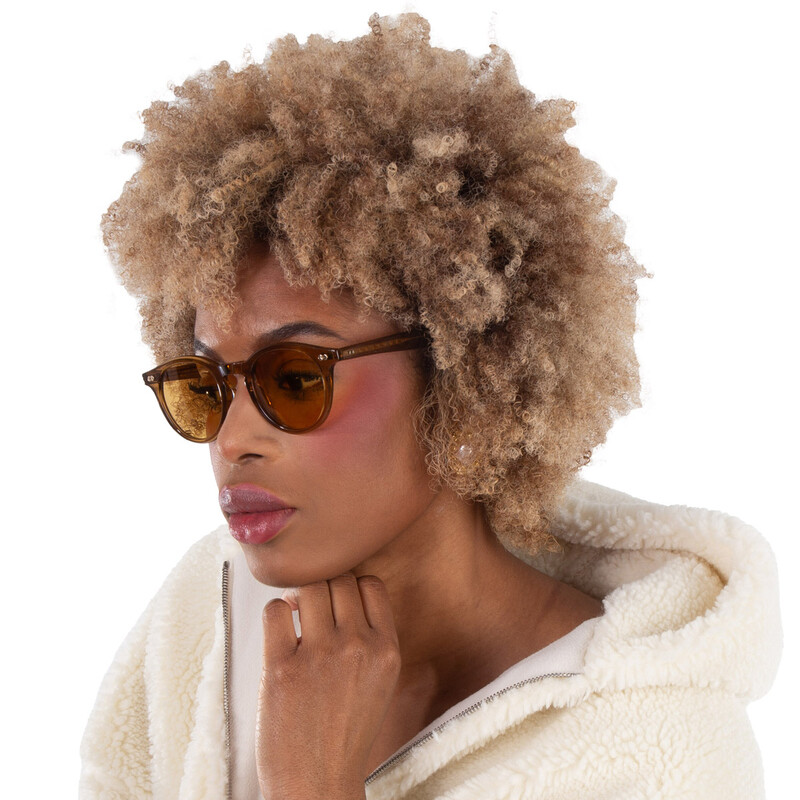 Garrett Leight CLUNE X SUN Pure Maple Phantos Sunglasses 2129 C