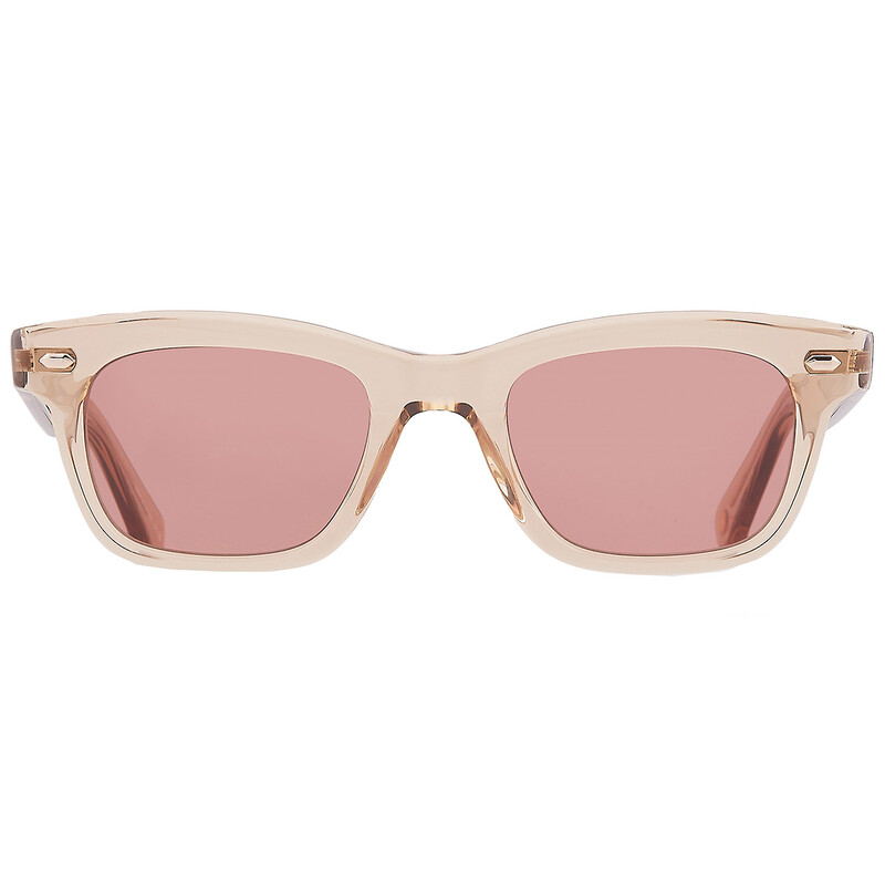 Garrett Leight GROVE SUN Bordeaux Rectangular Sunglasses  display picture 1