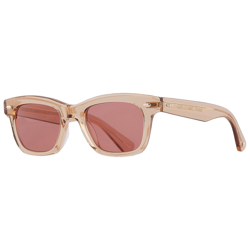 Garrett Leight GROVE SUN Bordeaux Rectangular Sunglasses 2143 BRE
