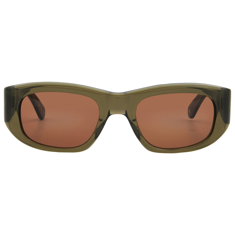 Garrett Leight LAGUNA SUN Oak Rectangular Sunglasses 2140 WIL/O 50