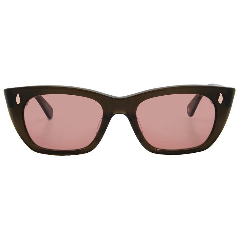 Garrett Leight WEBSTER SUN Bordeaux Cat Eye Sunglasses 2138 MSTO