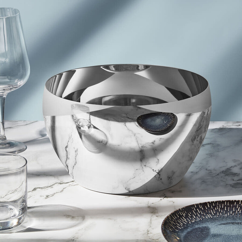フランス　シルバーボウル　純銀 Georg Jensen Cafu Stainless Steel Bowl 3586349 - Michael Aram