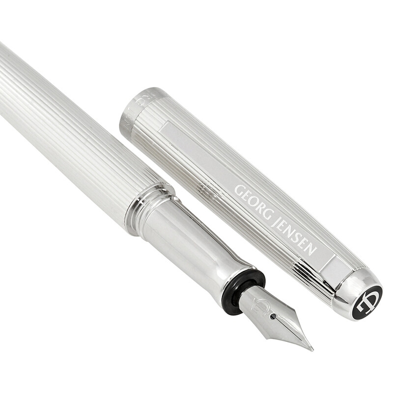Georg Jensen Sterling Silver 925 Line Fountain Pen 3585130