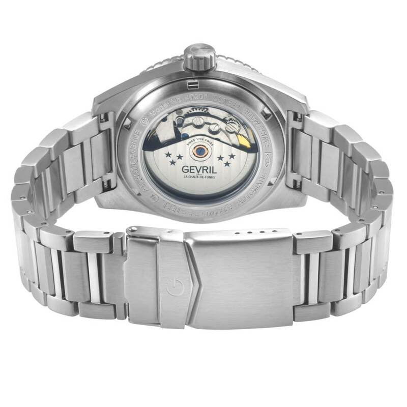 Gevril Atlantic Avenue Automatic Grey Dial Men's Watch 47203B
