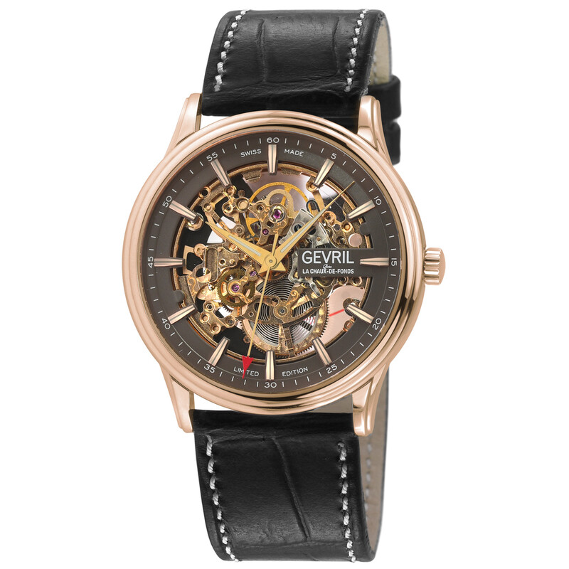 Gevril Five Points Automatic Brown Dial Men's Watch 321.74.72